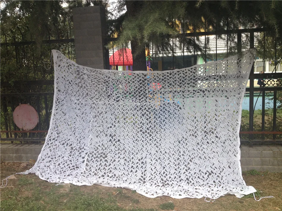 

2.5x3M White Military Camouflage Net Woodland Camo Netting for Hunting Camping Photography Home Decoration