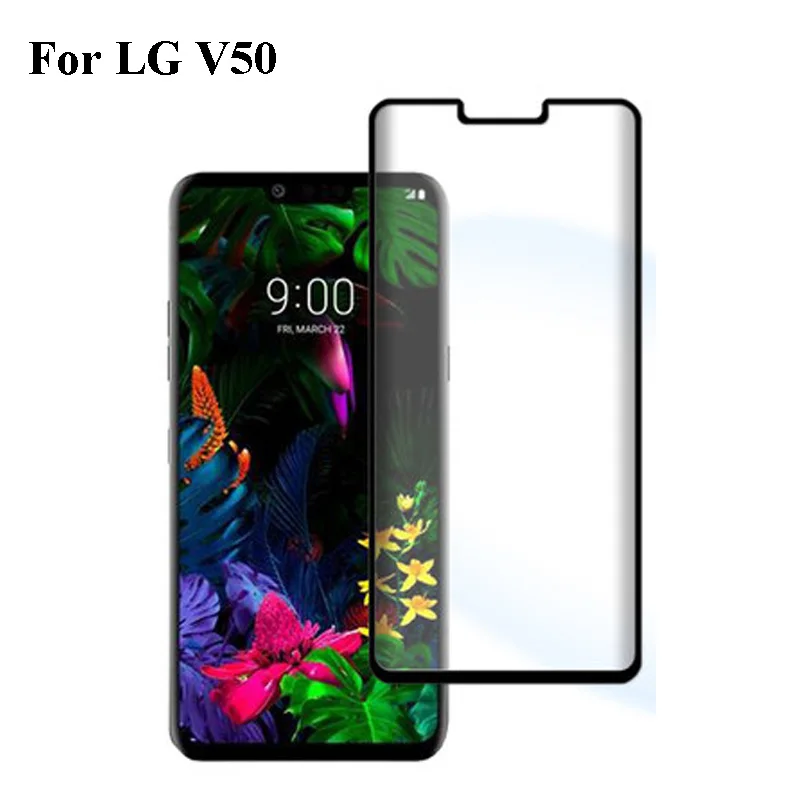 

2 шт для LG V50 V 50 Защита из закаленного стекла для LG V50 LGV50 Защитная полная крышка 9H Взрывозащищенная защита экрана
