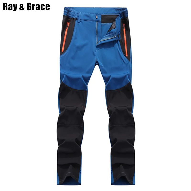 RAY GRACE de secado rápido pantalones al aire libre de Patchwork resistente al desgaste impermeable senderismo Camping pantalones de verano de los hombres o las mujeres, Pantalones RAY GRACE de secado rápido pantalones al aire libre de Patchwork resistente al desgaste impermeable senderismo Camping pantalones de verano de los hombres o las mujeres, Pantalones