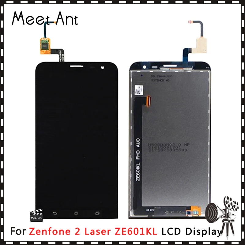 Высокое качество 6 0 ''для ASUS Zenfone 2 Laser ZE601KL Z011D ЖК-дисплей с сенсорным экраном