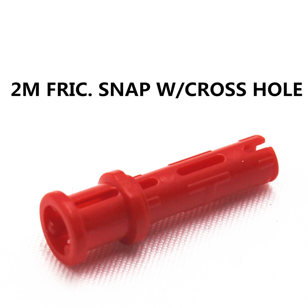 Building Blocks Bulk Technic Parts 100pcs 2M FRIC. SNAP W/CROSS HOLE compatible with lego for kids boys toy MOC4211865