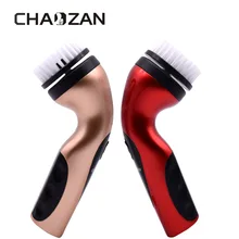 Многофункциональный электрический прибор для чистки обуви ручной автоматический Портативный Перезаряжаемые с 6 кистей обувной кожи уход, полировка машины