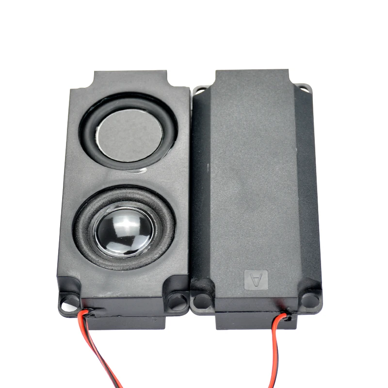 Audio Portable Speakers 2Pcs 10045 LED TV Speaker 8 Ohm 5W Double Diaphragm Bass Computer Speaker DIY For Home Theater