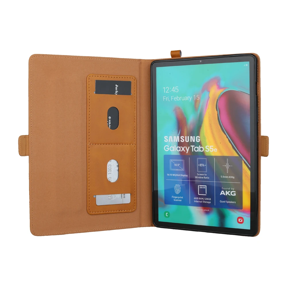 Чехол для Samsung Galaxy Tab S5e 10,5 дюймов планшет кожаный чехол с функцией подставки и держатель для карандашей для модели SM-T720/T725