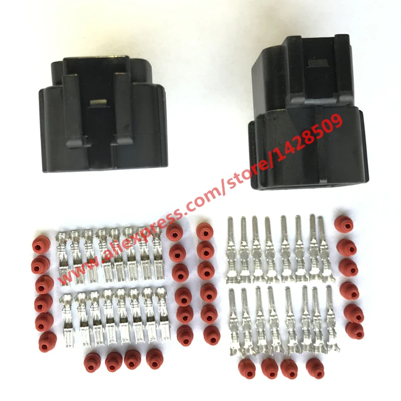 5 комплектов Tyco/Amp 16 Way/Pin автоматический разъем для Denso 368047-1/368049-1 368050-1 женский и мужской автомобильный разъем