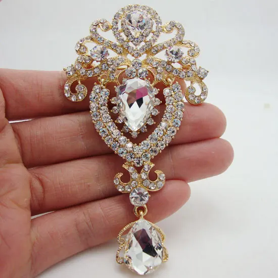 Женская Брошь с кристаллами украшенная стразами|pendant teardrop|pin heatsinkpendant agate |
