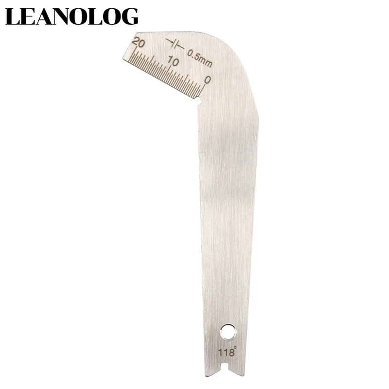 7PCS Taper Welding Gauge Weld Inspection Gage Weld Seam Bead/Fillet/Crown Test Ulnar Ruler Angle Drill Template Measure Kits