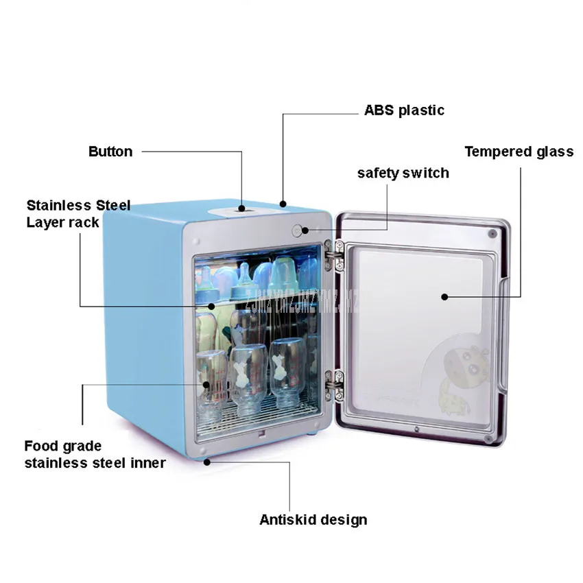 8L детское молоко УФ стерилизатор для бутылок шкаф дезинфектор с сушкой функция ультрафиолет Детские бутылочка для кормления дезинфекция