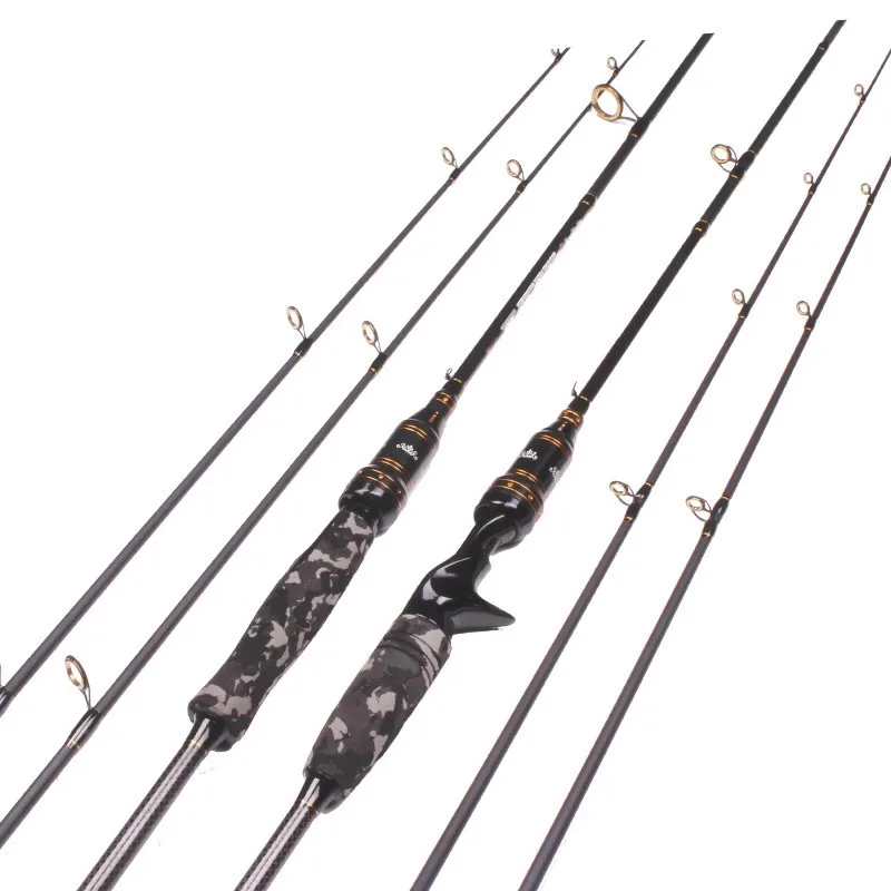 Fiação de Carbono Vara de Pesca Rápida de Água Vara de Pesca de Fundição Dicas Camuflagem Seção Isca 1.8 m Peso 3-21g Ação Salgada de Fundição 2