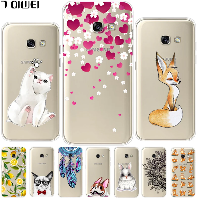 

5.7'' For Samsung A7 2017 Case A720 Silicone Soft TPU Back Cover for Samsung Galaxy A7 2017 Case Cover A 7 2017 7A Clear Fundas
