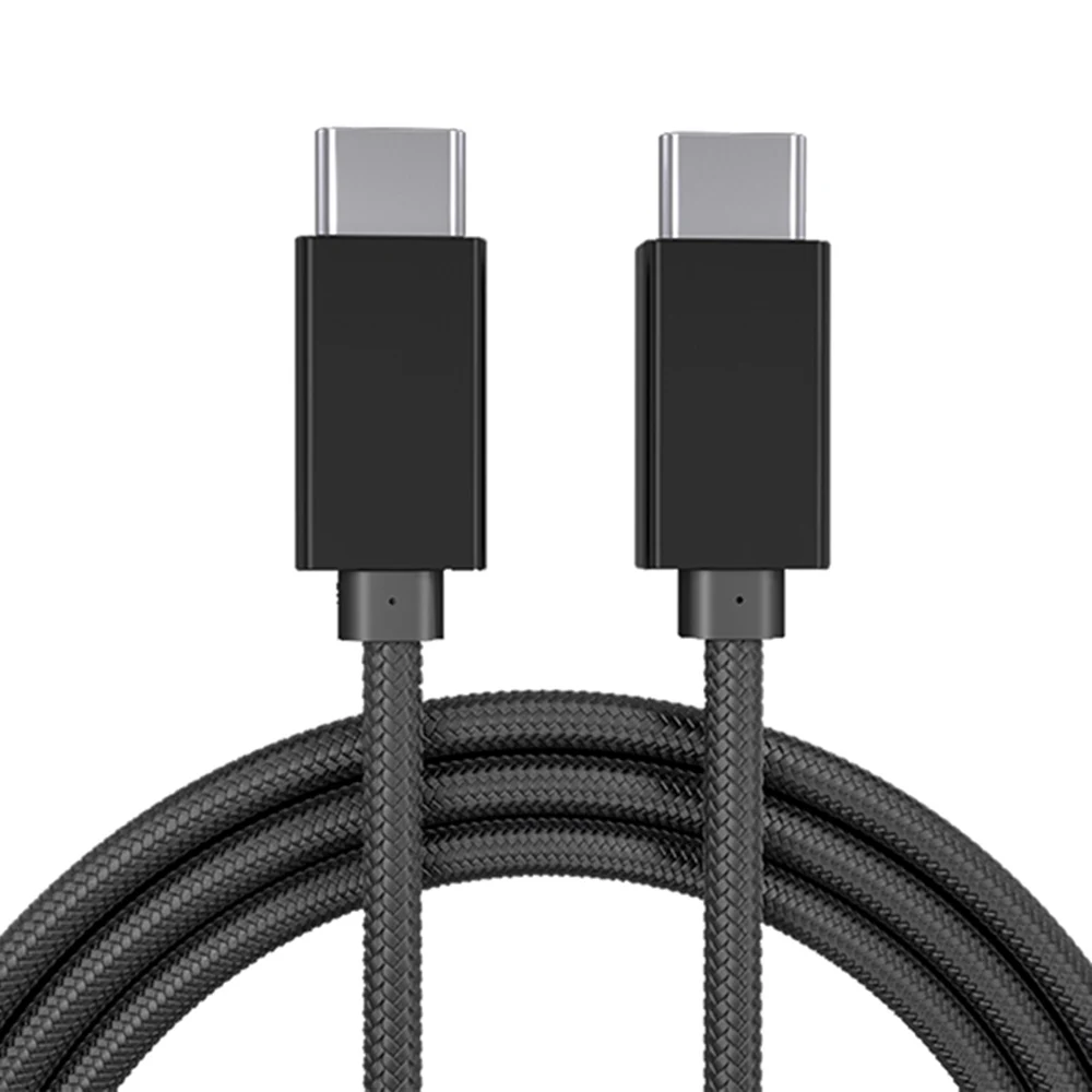 5А usb type C к USB C 100 Вт PD кабель 1 м 2 м Быстрая зарядка 4,0 USB 3,1 Быстрая зарядка кабель для Macbook Pro samsung Galaxy S9 - Цвет: Черный