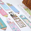 30pcs/pack kawaii cartoon reading cats paper bookmark page holder message label cards school and office suppliers ► Photo 1/6