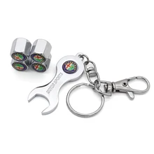 Автомобильный вентиль шины колеса крышки с для Alfa Romeo брелок с эмблемой и колпачки вентиля шины набор(4-шт/упаковка