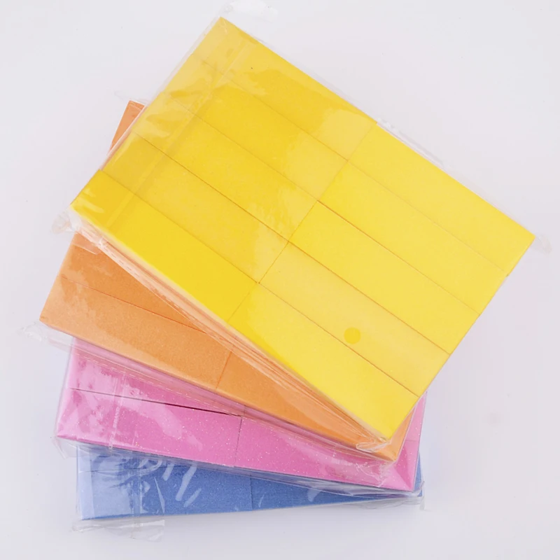 

50Pcs Nail File Buffer Block Sponge Colorful Sanding Sponge Grinding Polishing Nail Art Manicure Salon Tool limas para manicura