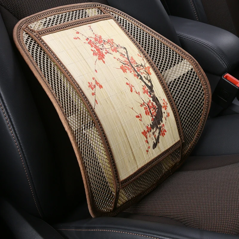 

KKYSYELVA Car Seat Back Support Lumbar supports for office home Waist Support Interior Accessoreis