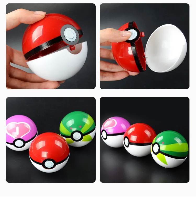 Pocket Monster Pet Elf Ball Creative Model Animation Toy 7cm Master Pokeball Action & Figures for Children bag | Дом и сад