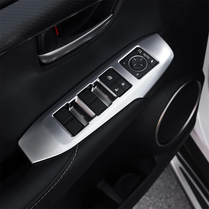 

For Lexus NX 200 2015 2016 Car-Styling ABS Plastic Door Window glass Lift Control Switch Panel Car Accessories