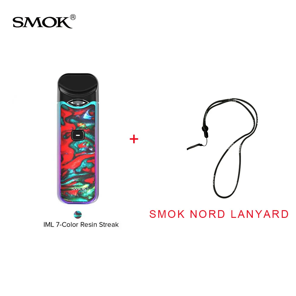 SMOK Nord НАБОР Смола 3 мл Pod Vape 1100 мАч батарея Mesh/керамическая катушка электронная