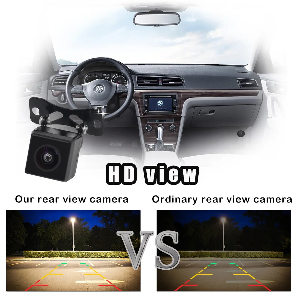 Камера для автомобиля HD 720 P Автомобильная задняя или фронтальная камера 180 градусов горизонтальная широкоугольная камера ночного видения Автомобильная реверсивная Универсальная
