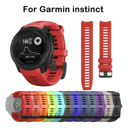22mm Width Outdoor Sport soft Silicone wrist Strap Watchband Replacement bracelet watch For Garmin Instinct watch Band new 22mm Width Outdoor Sport soft Silicone wrist Strap Watchband Replacement bracelet watch For Garmin Instinct watch Band new