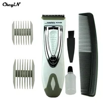 CkeyiN Rechargeable Portable Cordless Hair Cutter Cutting Machine For Barber Electric Men Hair Shaving Clipper Trimmer RCS31W