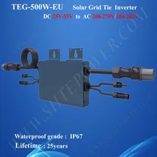 Сетевой Инвертор 24 v 36 v 48 v 500 w Водонепроницаемый инвертор для солнечной батареи