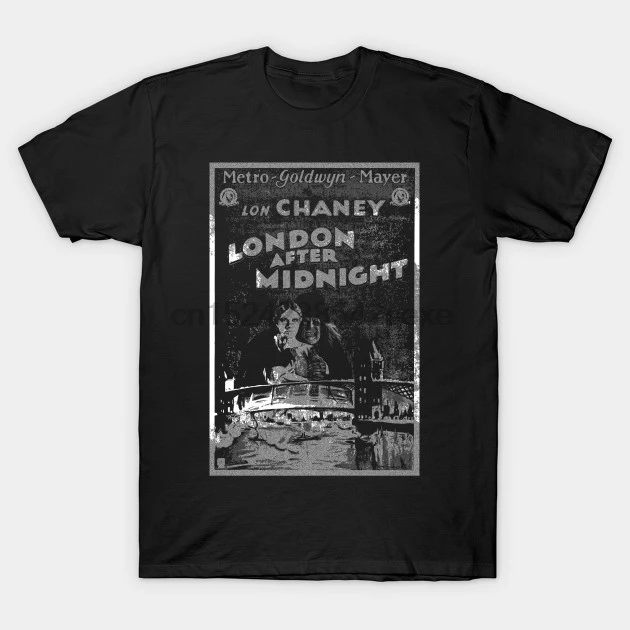 

Men T Shirt Cotton tShirt London After Midnight Tribute on Black Movie Women T-Shirt