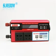 500W Solar Inverter Multifunctional Travel Power Supply Control 4 USB Car inverter 12V 24V 110V 220V High Power Conversion