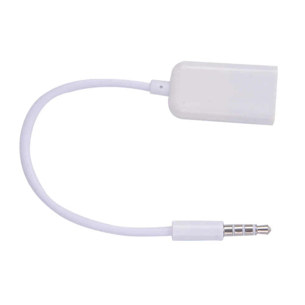 

2018 New High quality 3.5mm to USB Adapter Cable Audio Plug Audio To USB 2.0 3.5mm Audio Cable Transit line