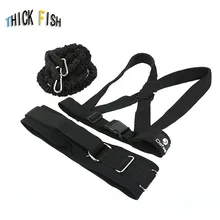 Double resistance training tension rope elastic track and field running explosive force bouncing physical fitness
