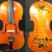 Strad стиль SONG бренд мастер инкрустированная скрипка 4/4, огромный и мощный звук#10163