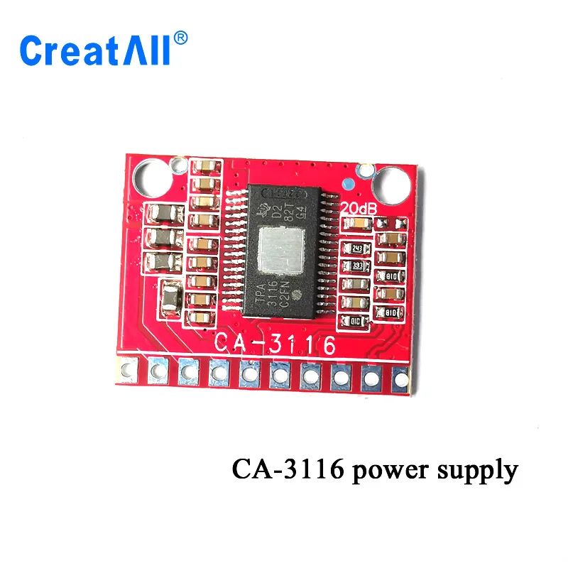 2 шт./лот CA-3116 2X50 Вт двойной звук цифровой усилители домашние доска 24 в 100