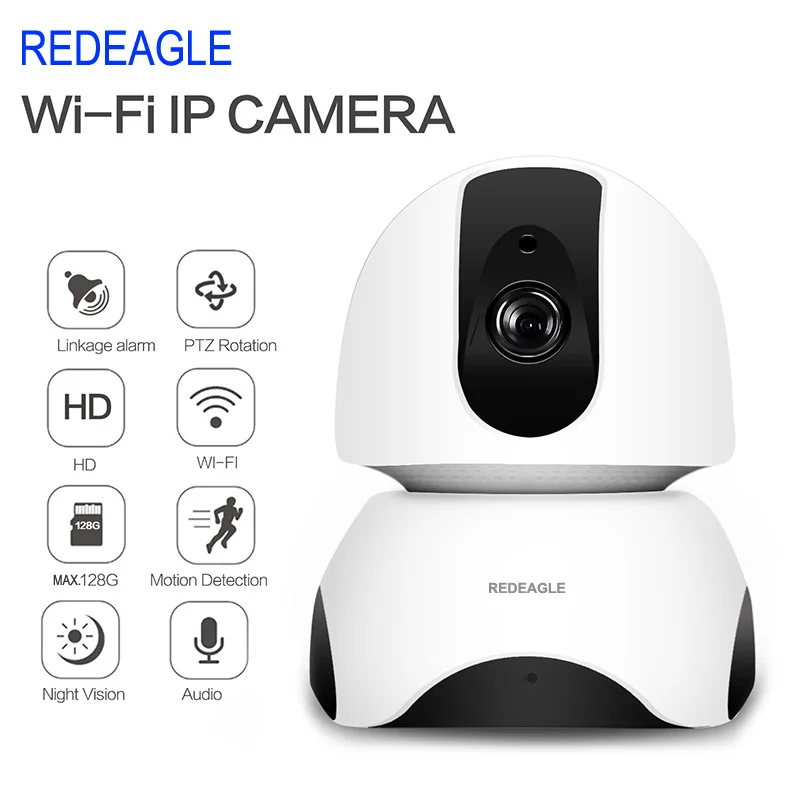 

REDEAGLE Smart Wifi Camera 2MP 1080P Wireless Network Home Security IP Camera Night Vision Motion Detection Baby Monitor