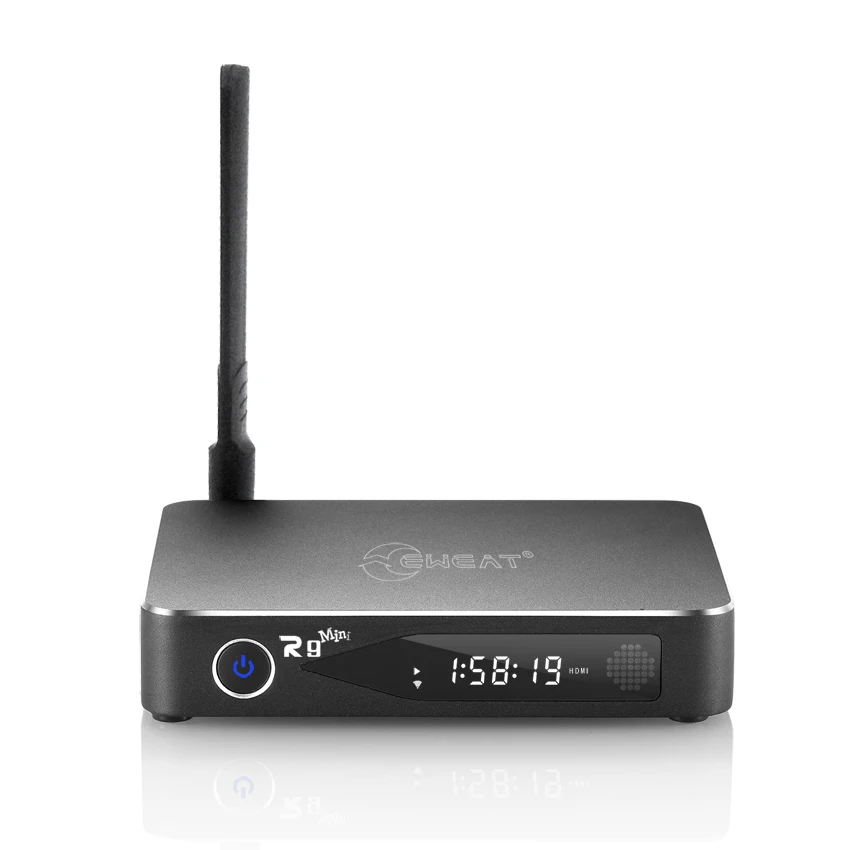 

Newest Eweat R9 Mini Android 6.0 TV BOX Realtek 1295 Cortex A53 Mali-T820 Quad Core 2G/8G Dual Band WiFi BT 3D HDD Media Player