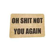 Напольный коврик для двери с надписями, коврик для двери, 40x60 см