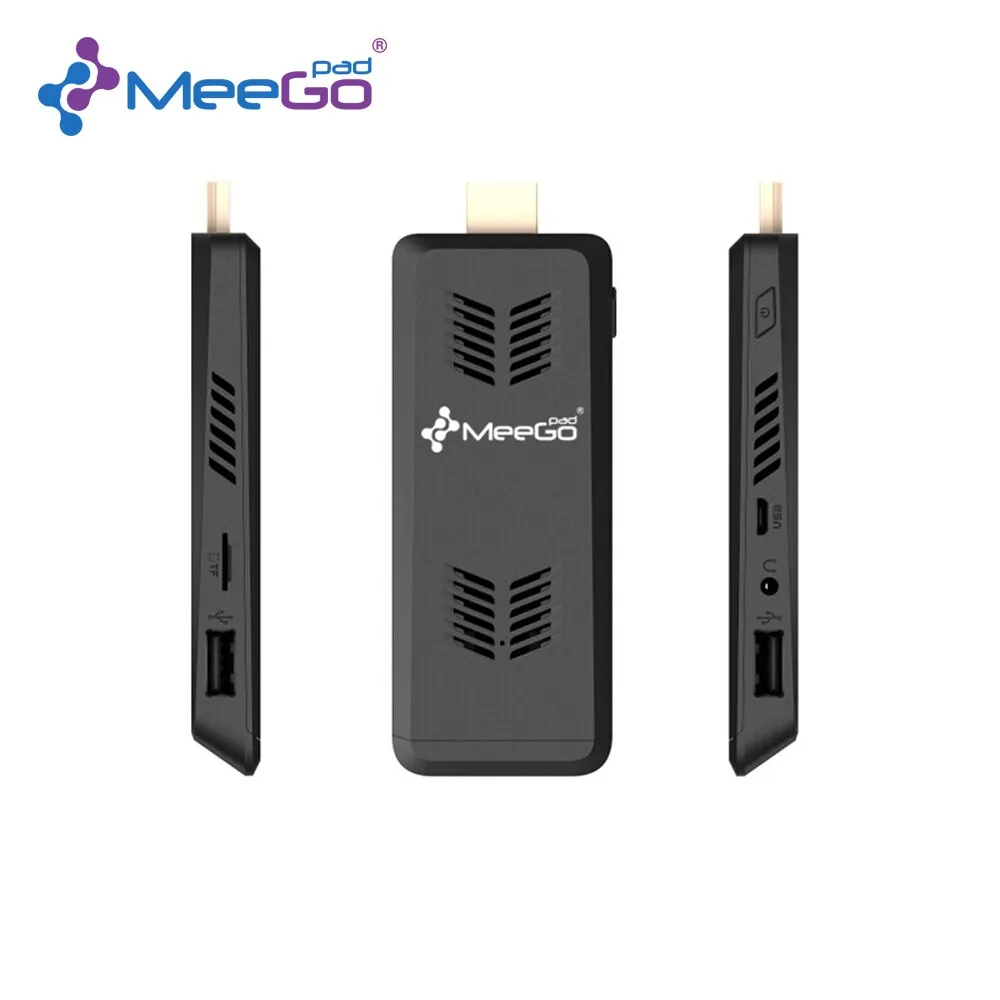 Meegopad T07 Official Licensed Cherry Trail Win10 with Smart Quiet Fan Z8300 2GB/32GB Intel Quad-Core HDMI Compute stick
