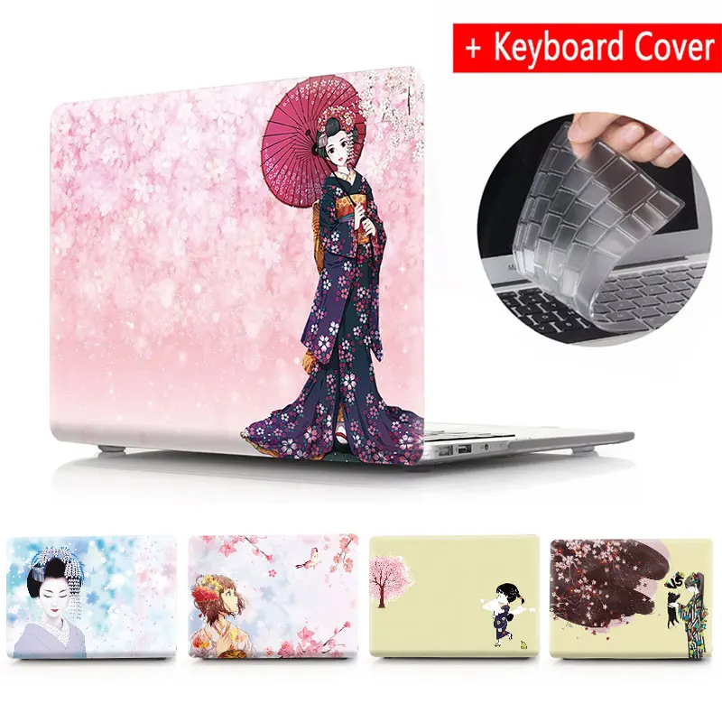 Жесткий чехол для Apple Macbook Air 11 12 13 дюймов Coque Fundas симпатичный Pro 15 Для женщин