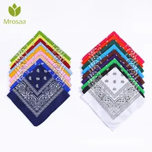 Mrosaa унисекс Винтаж Для женщин Для мужчин платок полотенца головы Обёрточная бумага шеи шарф браслет платок 13 Цветов