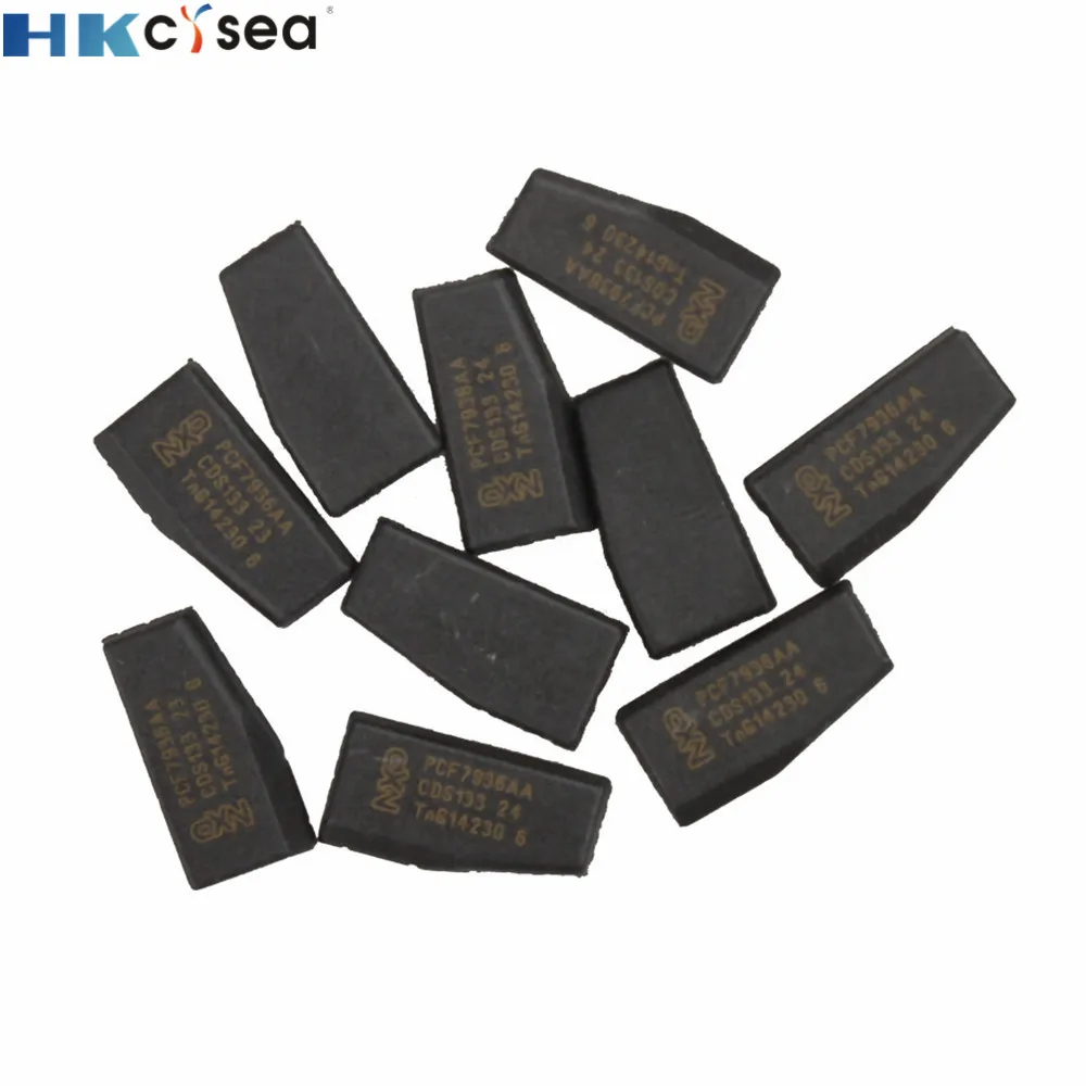 

HKCYSEA 500PCS/LOT ID48 ID46 4D60 40 Bit PCF7936AA HC01(4D) HC05(4C/4D/G) Transponder Chip Car Key Transponder