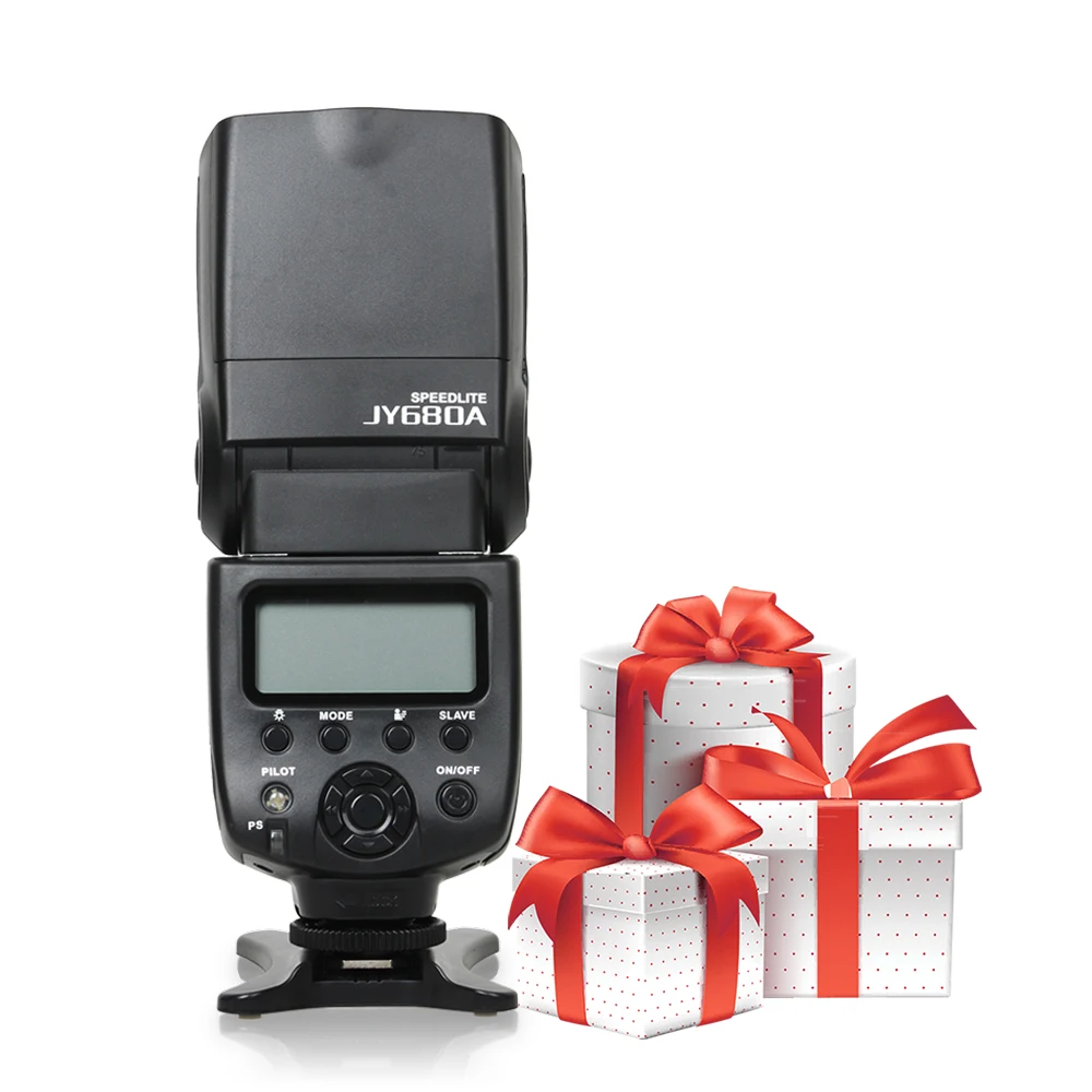 

Viltrox JY-680A Universal Master Slave Flash Speedlight for Canon Nikon d7100 d3100 d90 d5300 d3200 Pentax Olympus DSLR Camera