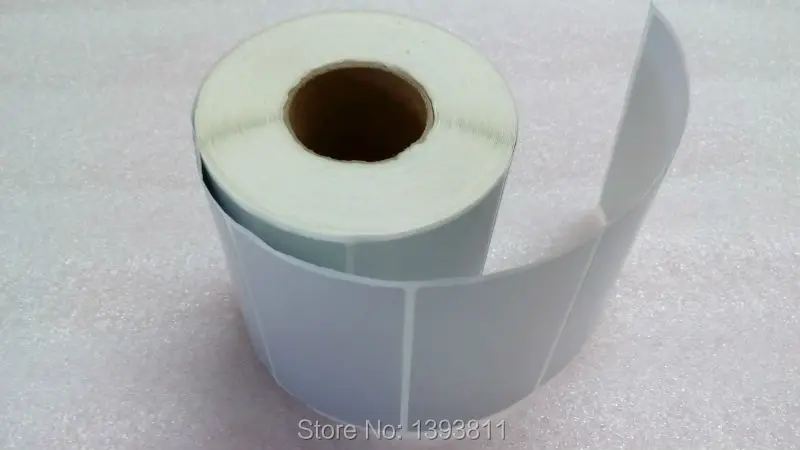 PET Label Sticker 70mm x 40mm 1000 Pieces/roll PET Label Waterproof Sticker,Tearproof,Oilproof High Quality