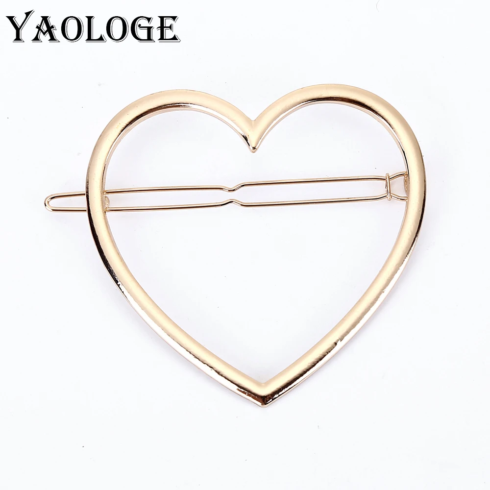 

YAOLOGE Simple Line Animal Shape Hair Accessory Gold And Silver Two Color Fashion Engagement Jewelry For Women Accessories New