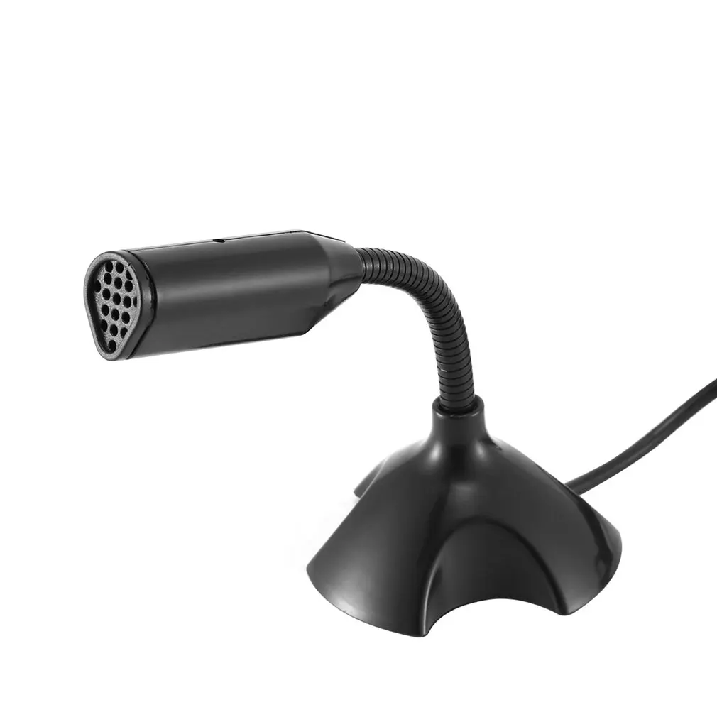 Выделите USB емкостный мини микрофон подставка для ПК ноутбука запись онлайн чата