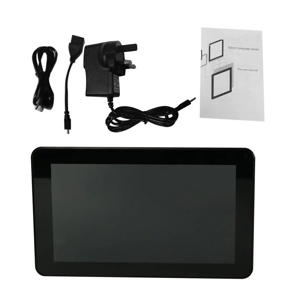

Allwinner A33 9-Inch Capacitive Touch Screen UK Plug WIFI Tablet 512MB+8G 800x480 Pad Front Rear 0.3MP Camera Tablet