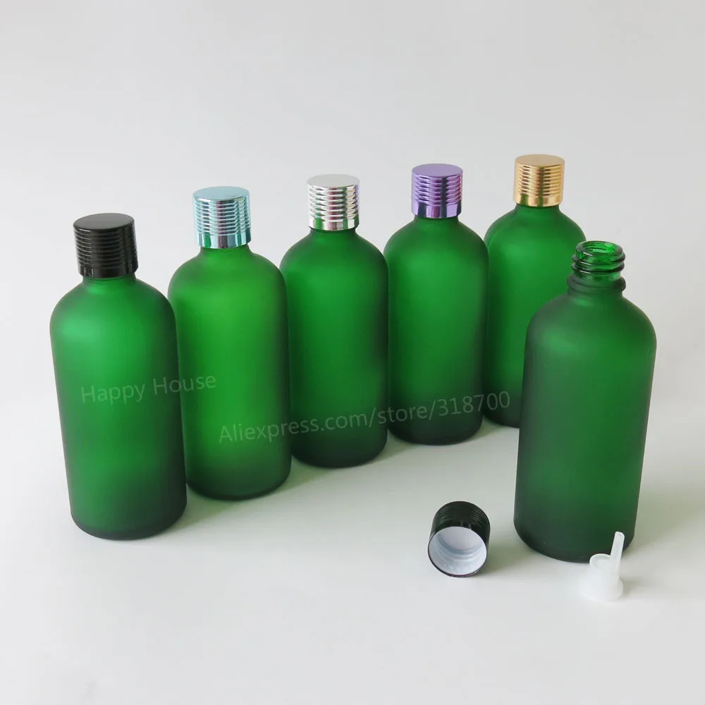 Download 360 X 100ml Frosted Green Boston Round Glass Bottles With Aluminum Lids 100cc Amber Glass Essential Oil Container Oil Container 100ml Aluminum Bottles100ml Frosted Glass Bottle Aliexpress