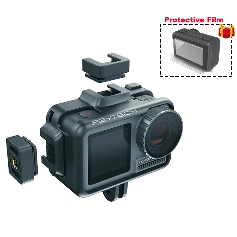 

PGYTECH Protective Camera Cage for DJI Osmo Action Sport Camera Frame Cover Shell with Protective Film Osmo Action Accessories