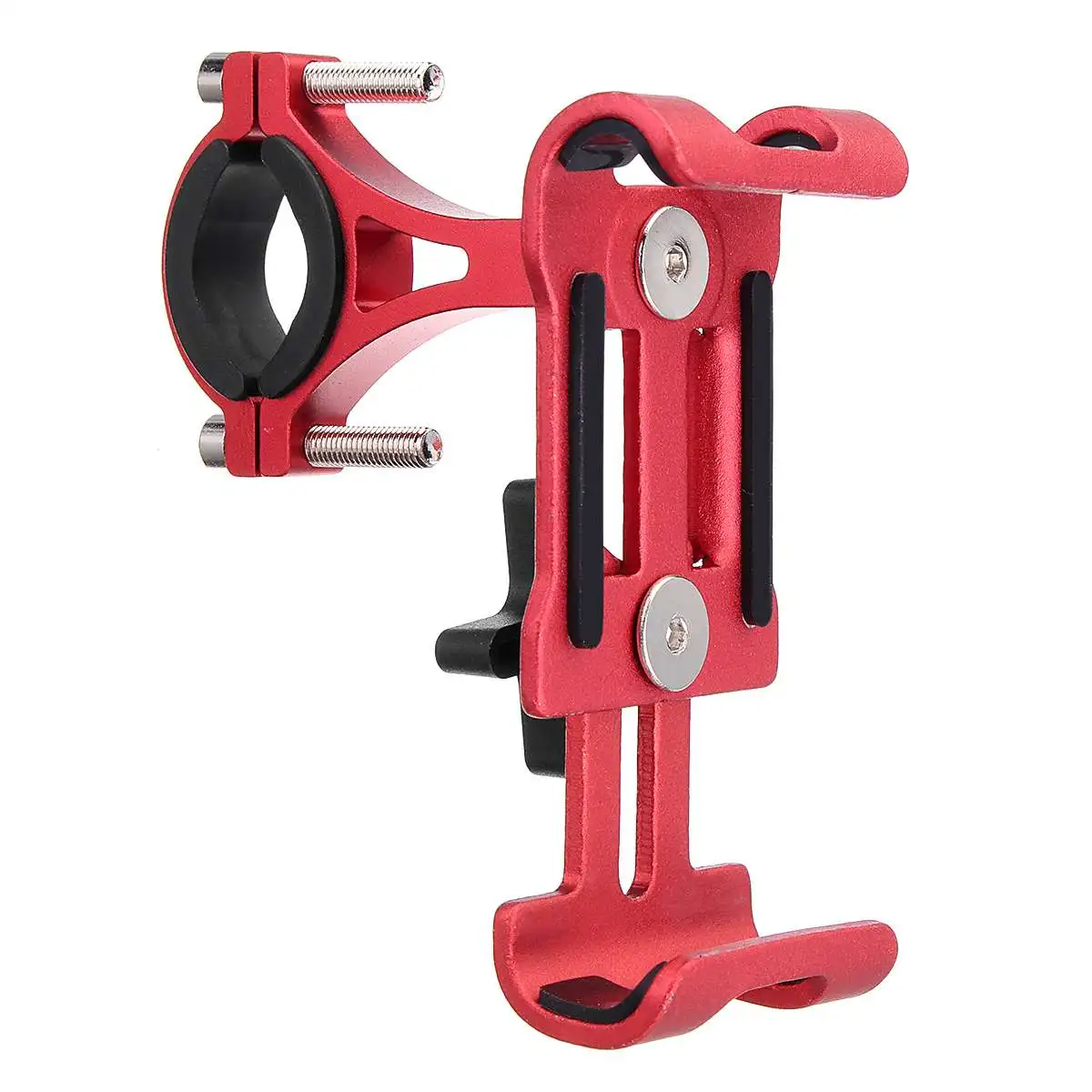 Универсальный велосипед Байк держатель для телефона алюминиевый мотоцикл телефон клип для электрический скутер Xiaomi руль кронштейн для коляски - Цвет: Rotatable Red