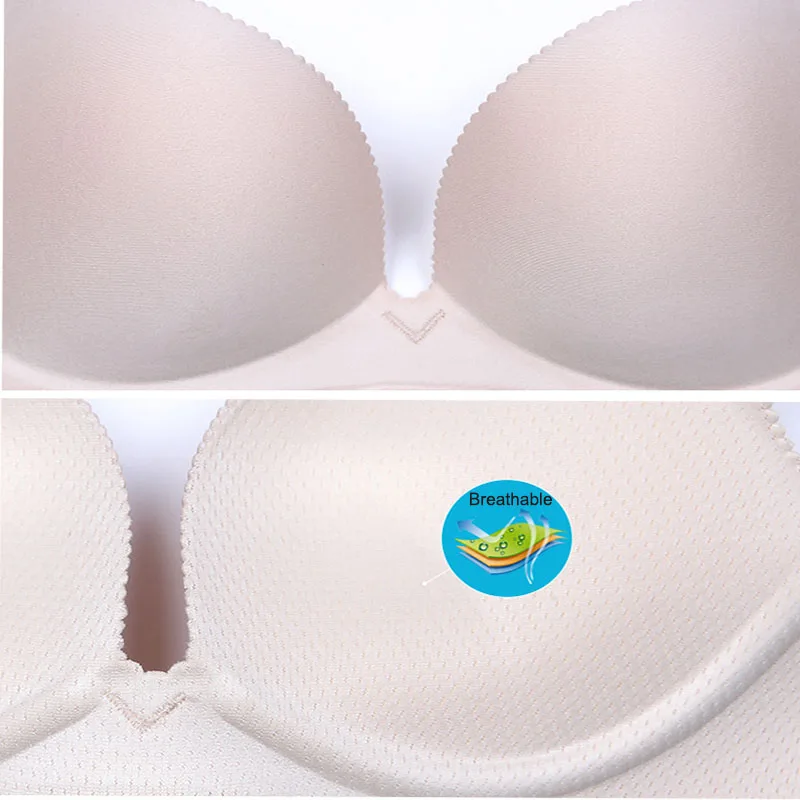 Women Seamless Bra Sets Sexy Patchwork Push Up Wire Free Bralette (5)