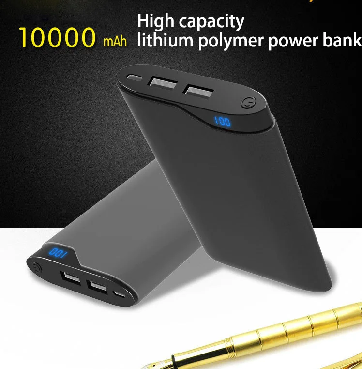 

10000 Power Bank 10000mAh charge Polymer Power Bank Power Battery for Mobile Phone and Tablet