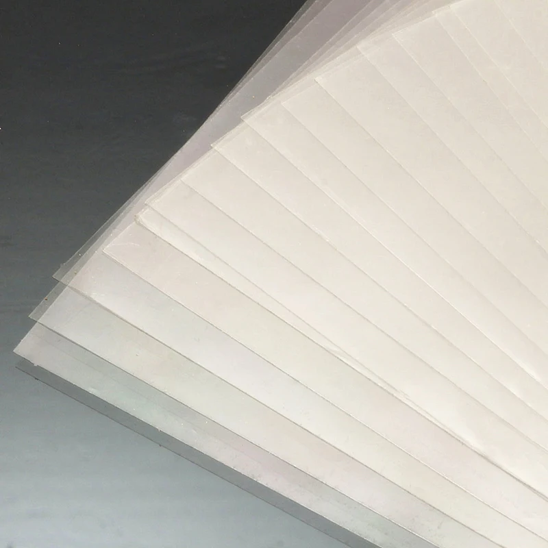 Kicute 20 листов Прозрачный A4 двухсторонний клейкий лист прозрачный DIY ремесло повышенной клейкости ленты Бумага офиса и школы
